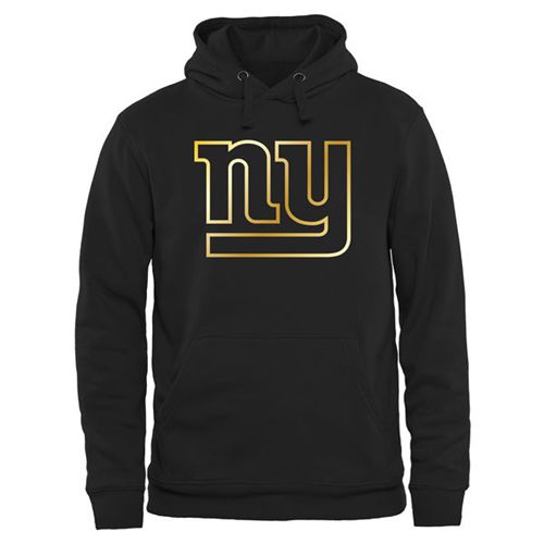 Men's New York Giants Pro Line Black Gold Collection Pullover Hoodie cheap jerseys for sale - CheapJerseys.Shop