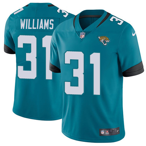 Jaguars #31 Darious Williams Teal Green Alternate Men's Stitched Vapor Untouchable Limited Jersey cheap jerseys for sale - CheapJerseys.Shop