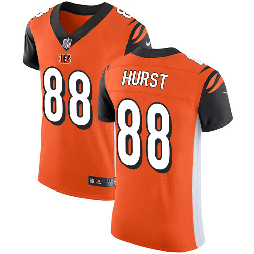 Bengals #88 Hayden Hurst Orange Alternate Men's Stitched New Elite Jersey cheap jerseys for sale - CheapJerseys.Shop