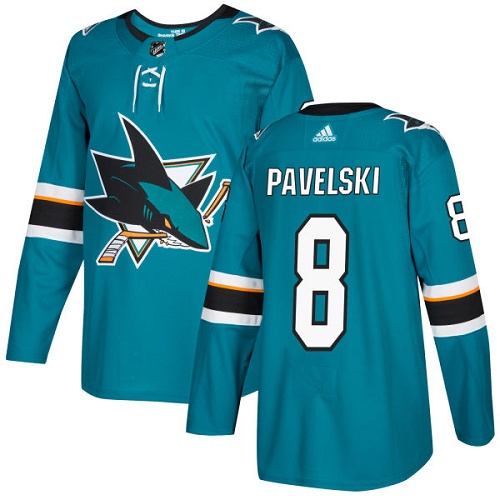 San Jose Sharks #8 Joe Pavelski Teal Home Authentic Stitched Youth Jersey Youth cheap jerseys for sale - CheapJerseys.Shop