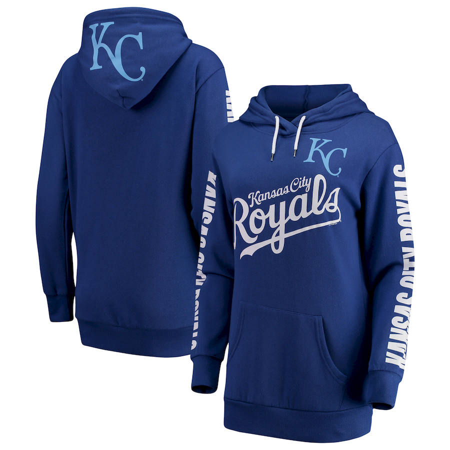Kansas City Royals G-III 4Her By Carl Banks Women's Extra Innings Pullover Hoodie Royal cheap jerseys for sale - CheapJerseys.Shop