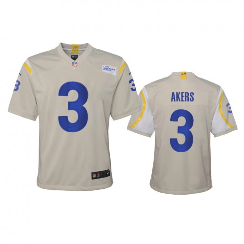 Los Angeles Los Angeles Rams #3 Cam Akers Youth Game Jersey - Bone Youth cheap jerseys for sale - CheapJerseys.Shop