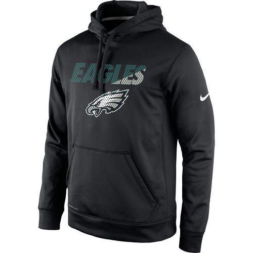 Men's Philadelphia Eagles Black Kick Off Staff Performance Pullover Hoodie cheap jerseys for sale - CheapJerseys.Shop
