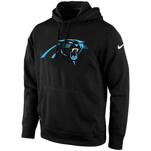 Men's Carolina Panthers Black KO Logo Essential Hoodie cheap jerseys for sale - CheapJerseys.Shop