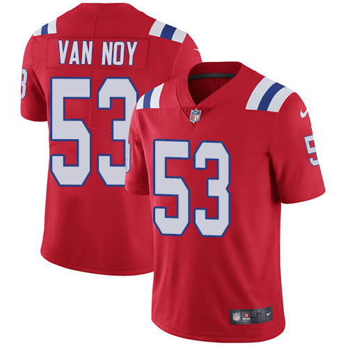 New England Patriots #53 Kyle Van Noy Red Alternate Men's Stitched Vapor Untouchable Limited Jersey Men's cheap jerseys for sale - CheapJerseys.Shop