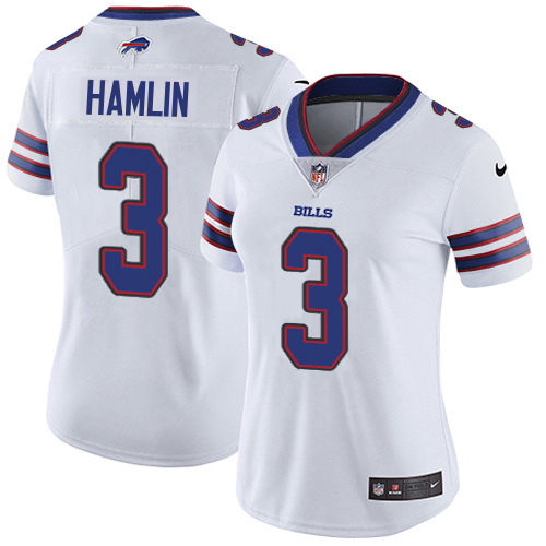 Bills #3 Damar Hamlin White Women's Stitched Vapor Untouchable Limited Jersey cheap jerseys for sale - CheapJerseys.Shop