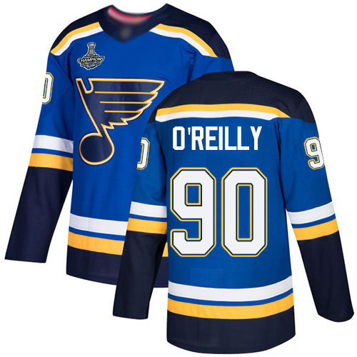 St. Louis Blues #90 Ryan O'Reilly Blue Home Authentic Stanley Cup Champions Stitched Jersey Men's cheap jerseys for sale - CheapJerseys.Shop
