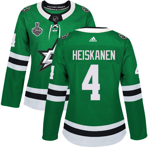 Dallas Stars #4 Miro Heiskanen Green Home Authentic Women's 2020 Stanley Cup Final Stitched Jersey Womens cheap jerseys for sale - CheapJerseys.Shop