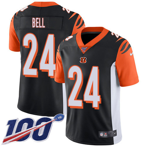 Cincinnati Bengals #24 Vonn Bell Black Team Color Men's Stitched 100th Season Vapor Untouchable Limited Jersey Men's cheap jerseys for sale - CheapJerseys.Shop