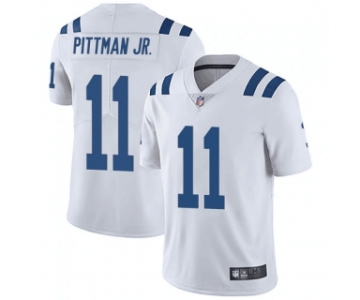 Men's Youth Women's Indianapolis Colts #11 Michael Pittman Jr. White Limited Color Rush Vapor Untouchable Limited Stitched Jersey cheap jerseys for sale - CheapJerseys.Shop