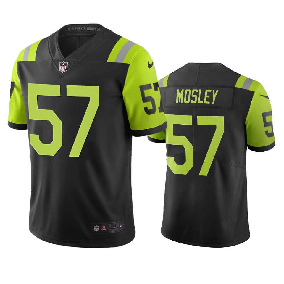 New York Jets #57 C.J. Mosley Black Green Vapor Limited City Edition Jersey cheap jerseys for sale - CheapJerseys.Shop