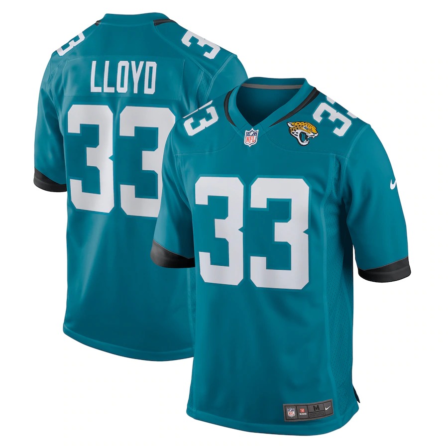 Jacksonville Jaguars #33 Devin Lloyd Men's Teal 2022 Draft First Round Pick Game Jersey cheap jerseys for sale - CheapJerseys.Shop