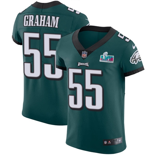 Eagles #55 Brandon Graham Green Team Color Super Bowl LVII Patch Men's Stitched Vapor Untouchable Elite Jersey cheap jerseys for sale - CheapJerseys.Shop