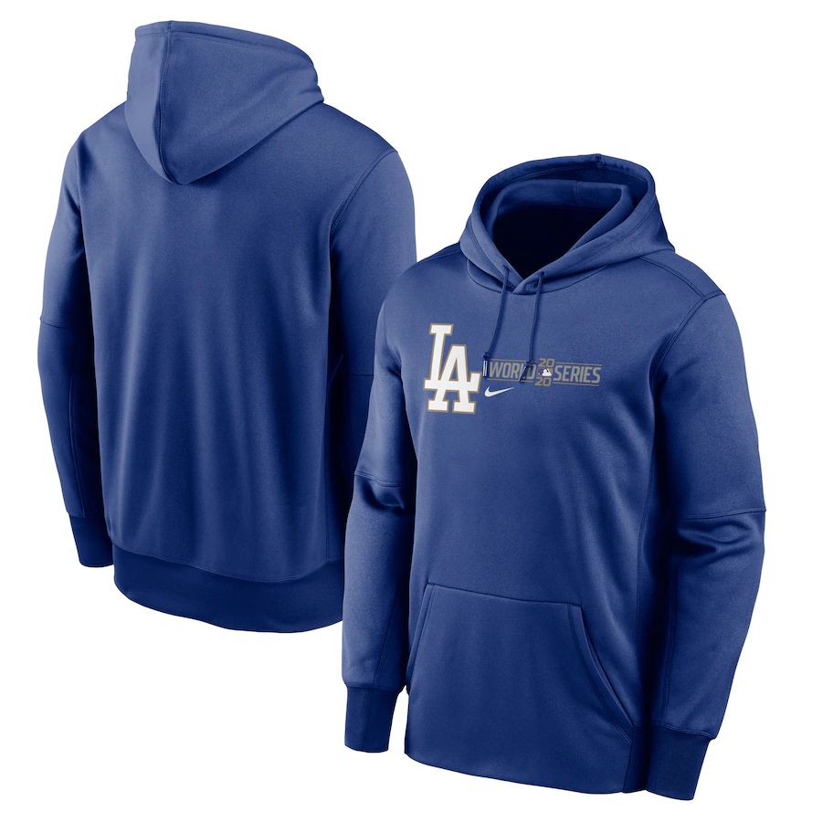 Los Angeles Dodgers 2020 World Series Bound Authentic Collection Pullover Hoodie Royal cheap jerseys for sale - CheapJerseys.Shop