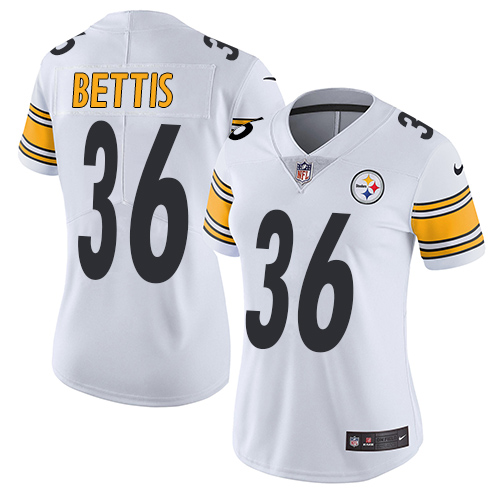 Steelers #36 Jerome Bettis White Women's Stitched Vapor Untouchable Limited Jersey cheap jerseys for sale - CheapJerseys.Shop