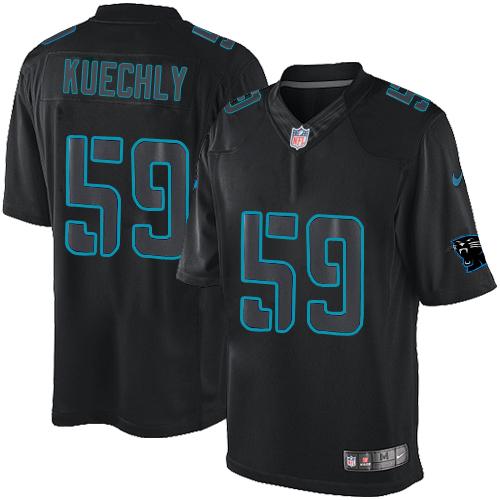 Carolina Panthers #59 Luke Kuechly Black Men's Stitched Impact Limited Jersey Men's cheap jerseys for sale - CheapJerseys.Shop