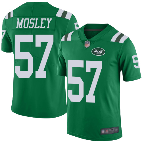 Jets #57 C.J. Mosley Green Men's Stitched Limited Rush Jersey cheap jerseys for sale - CheapJerseys.Shop
