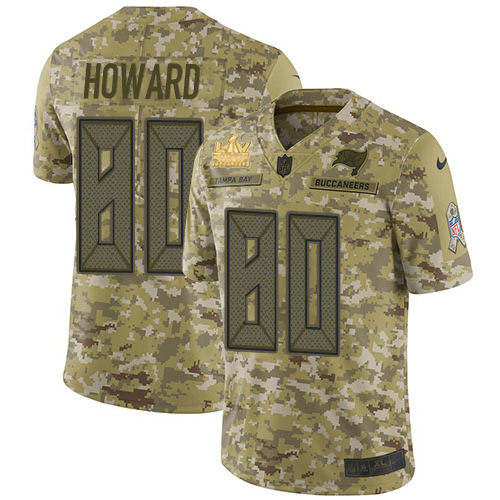Tampa Bay Buccaneers #80 O. J. Howard Camo Youth Super Bowl LV Champions Patch Stitched Limited 2018 Salute To Service Jersey Youth cheap jerseys for sale - CheapJerseys.Shop