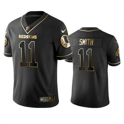 Washington Commanders #11 Alex Smith Men's Stitched Vapor Untouchable Limited Black Golden Jersey Men's cheap jerseys for sale - CheapJerseys.Shop
