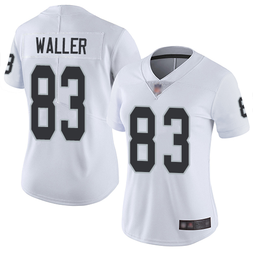 Raiders #83 Darren Waller White Women's Stitched Vapor Untouchable Limited Jersey cheap jerseys for sale - CheapJerseys.Shop