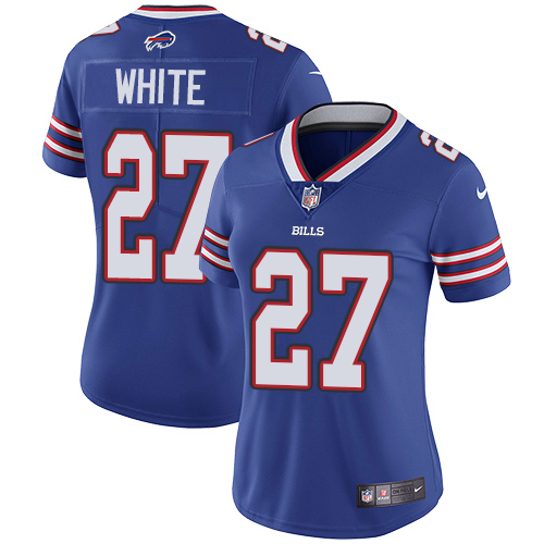 Bills #27 Tre'Davious White Royal Blue Team Color Women's Stitched Vapor Untouchable Limited Jersey cheap jerseys for sale - CheapJerseys.Shop
