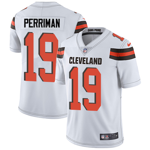 Cleveland Browns #19 Breshad Perriman White Men's Stitched Vapor Untouchable Limited Jersey Men's cheap jerseys for sale - CheapJerseys.Shop
