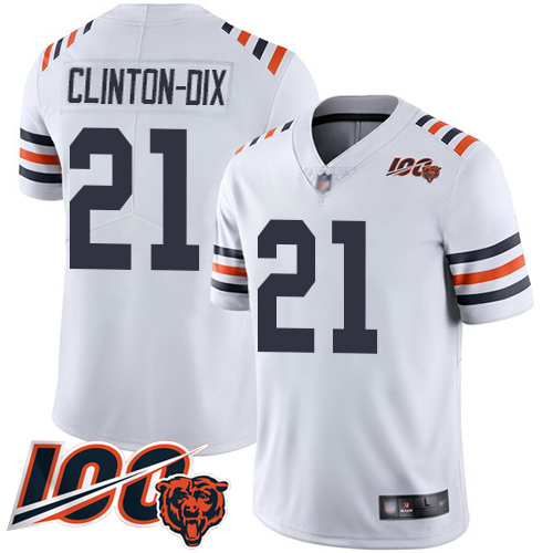 Chicago Bears #21 Ha Ha Clinton-Dix White Alternate Men's Stitched Vapor Untouchable Limited 100th Season Jersey Men's cheap jerseys for sale - CheapJerseys.Shop