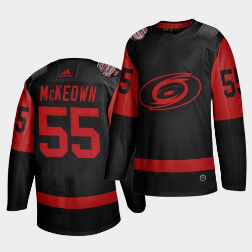 Carolina Carolina Hurricanes #55 Roland Mckeown Black Men's 2021 Stadium Series Outdoor Game Jersey Men's cheap jerseys for sale - CheapJerseys.Shop