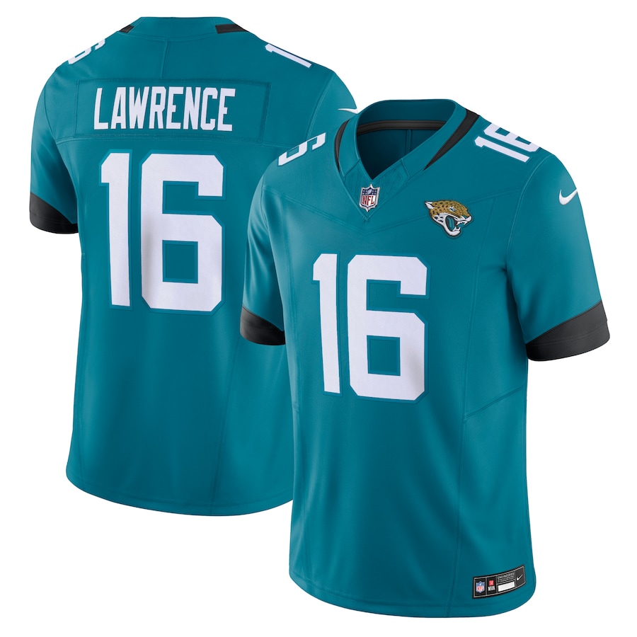 Jacksonville Jaguars #16 Trevor Lawrence Men's Teal Vapor F.U.S.E. Limited Jersey cheap jerseys for sale - CheapJerseys.Shop