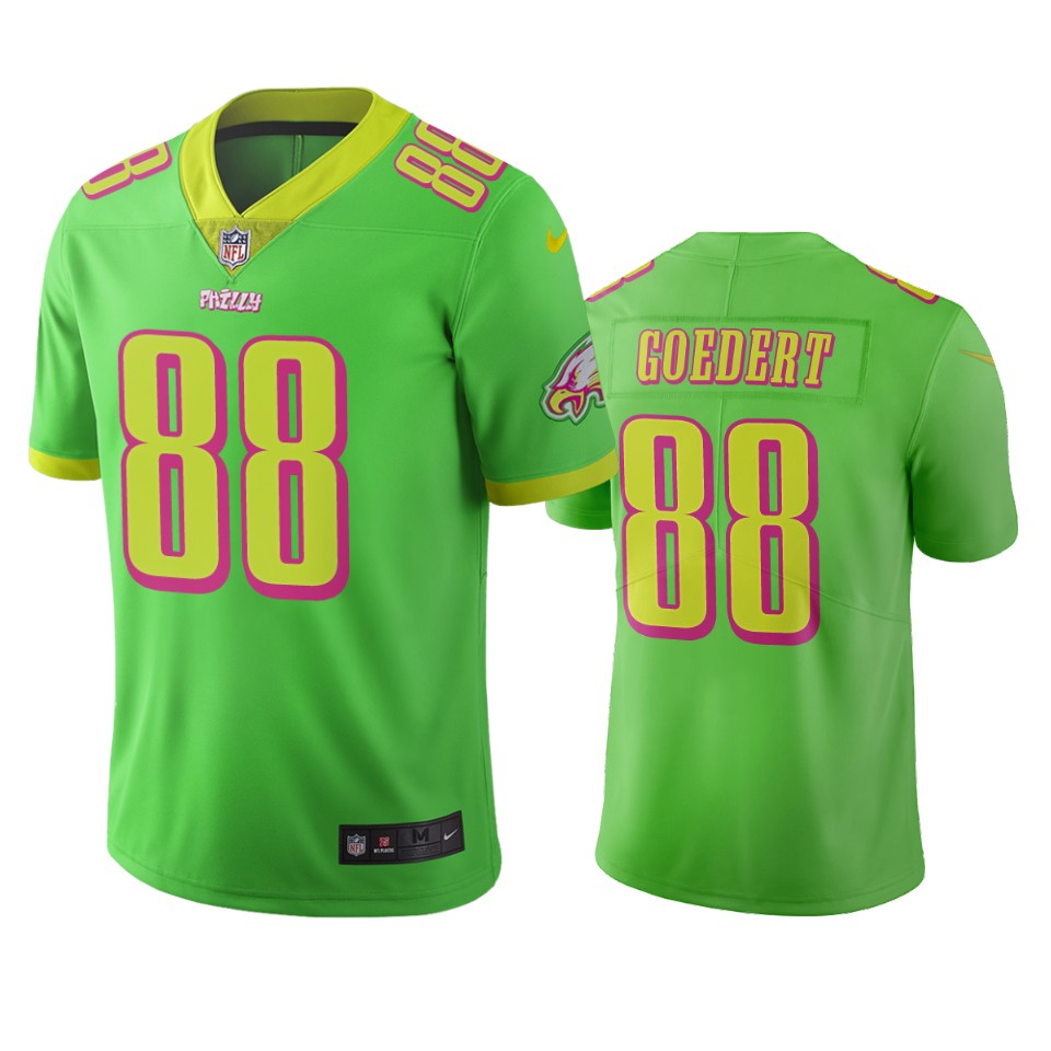 Philadelphia Eagles #88 Dallas Goedert Green Vapor Limited City Edition Jersey cheap jerseys for sale - CheapJerseys.Shop