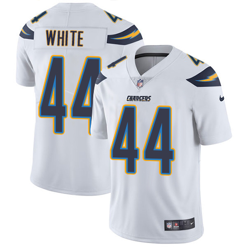 Los Angeles Chargers #44 Kyzir White White Men's Stitched Vapor Untouchable Limited Jersey Men's cheap jerseys for sale - CheapJerseys.Shop