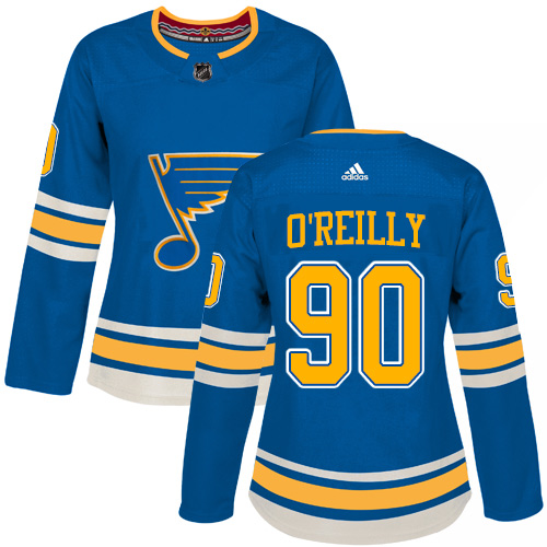 St. Louis Blues #90 Ryan O'Reilly Blue Alternate Authentic Women's Stitched Jersey Womens cheap jerseys for sale - CheapJerseys.Shop