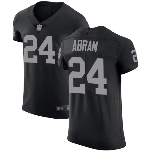 Raiders #24 Johnathan Abram Black Team Color Men's Stitched Vapor Untouchable Elite Jersey cheap jerseys for sale - CheapJerseys.Shop