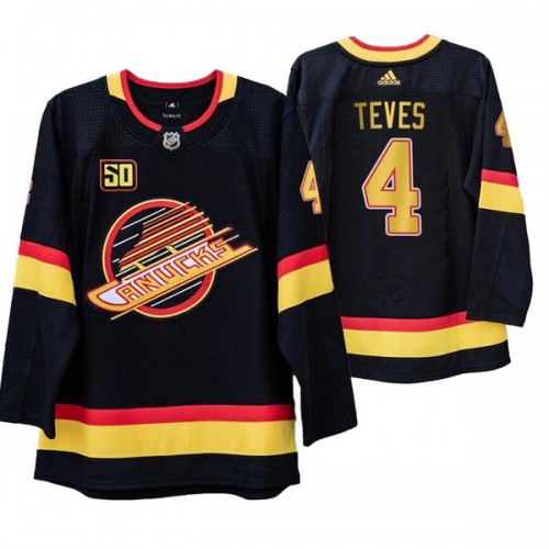 Vancouver Vancouver Canucks #4 Josh Teves 50th Anniversary Skate 2019-20 Jersey Men's cheap jerseys for sale - CheapJerseys.Shop