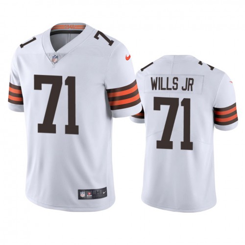 Cleveland Cleveland Browns #71 Jedrick Wills Men's White 2020 Draft Vapor Limited Jersey Men's cheap jerseys for sale - CheapJerseys.Shop