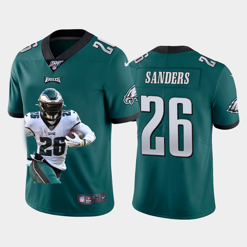 Philadelphia Eagles #26 Miles Sanders Team Hero Vapor Limited 100 Jersey Green cheap jerseys for sale - CheapJerseys.Shop