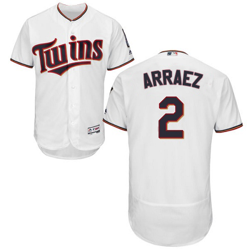 Minnesota Twins #2 Luis Arraez White Flexbase Authentic Collection Stitched Jersey Men's cheap jerseys for sale - CheapJerseys.Shop