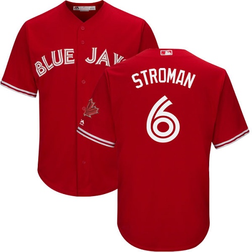 Toronto Blue Jays #6 Marcus Stroman Red Cool Base Canada Day Stitched Youth Jersey Youth cheap jerseys for sale - CheapJerseys.Shop