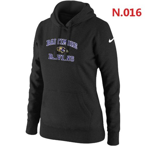 Women's Baltimore Ravens Heart & Soul Pullover Hoodie Black cheap jerseys for sale - CheapJerseys.Shop