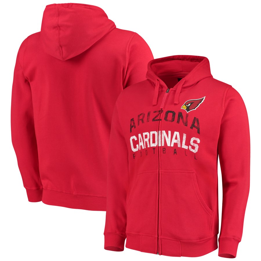 Arizona Cardinals G-III Sports By Carl Banks Post Season Full-Zip Hooded Sweatshirt Cardinal cheap jerseys for sale - CheapJerseys.Shop