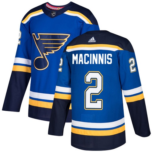 St. Louis Blues #2 Al MacInnis Blue Home Authentic Stitched Jersey Men's cheap jerseys for sale - CheapJerseys.Shop