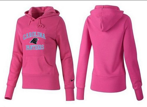 Women's Carolina Panthers Heart & Soul Pullover Hoodie Pink cheap jerseys for sale - CheapJerseys.Shop