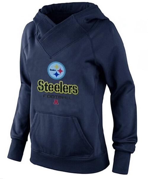 Women's Pittsburgh Steelers Big & Tall Critical Victory Pullover Hoodie Navy Blue cheap jerseys for sale - CheapJerseys.Shop
