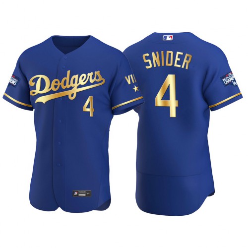 Los Angeles Los Angeles Dodgers #4 Duke Snider Men's Authentic 2021 Gold Program World Series Champions Jersey Royal Men's cheap jerseys for sale - CheapJerseys.Shop
