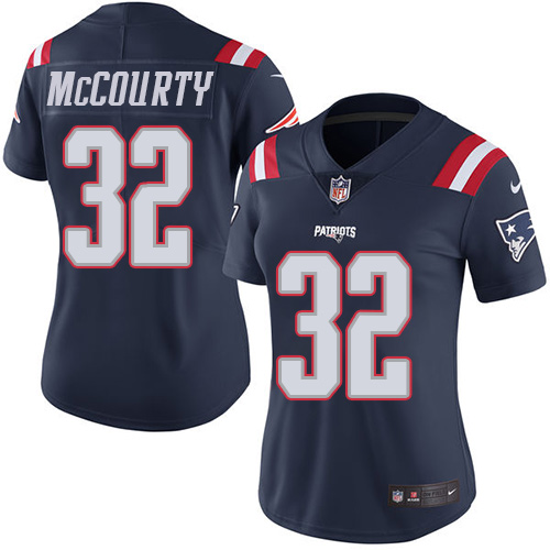 Patriots #32 Devin McCourty Navy Blue Women's Stitched Limited Rush Jersey cheap jerseys for sale - CheapJerseys.Shop