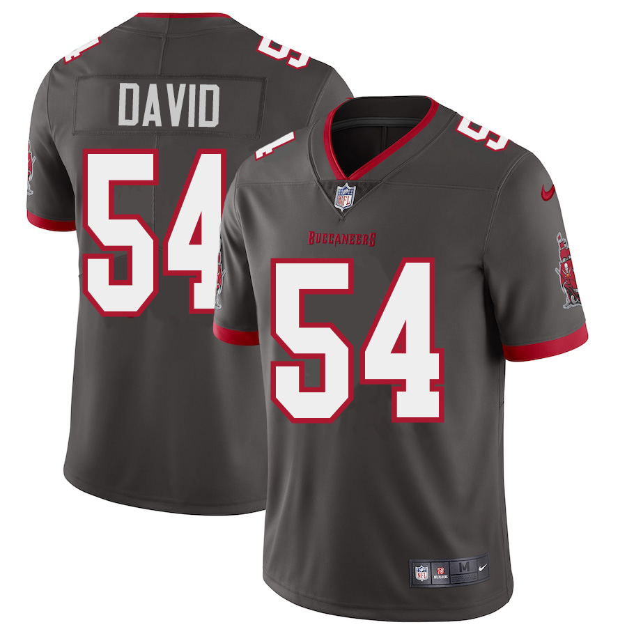 Tampa Bay Buccaneers #54 Lavonte David Youth Pewter Alternate Vapor Limited Jersey cheap jerseys for sale - CheapJerseys.Shop