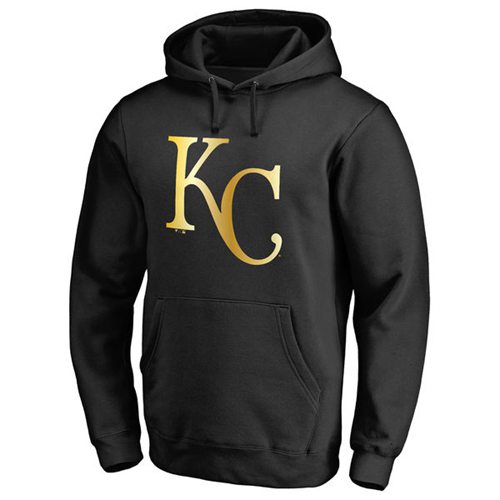 Kansas City Royals Gold Collection Pullover Hoodie Black cheap jerseys for sale - CheapJerseys.Shop