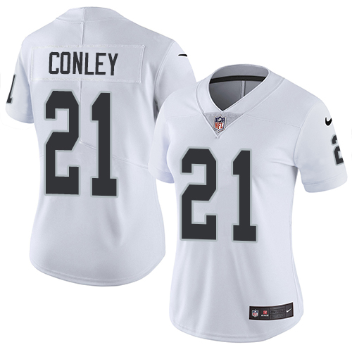 Las Vegas Raiders #21 Gareon Conley White Women's Stitched Vapor Untouchable Limited Jersey Womens cheap jerseys for sale - CheapJerseys.Shop