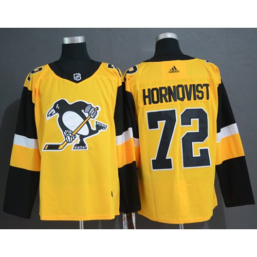 Pittsburgh Penguins #72 Patric Hornqvist Gold Alternate Authentic Stitched Jersey Men's cheap jerseys for sale - CheapJerseys.Shop