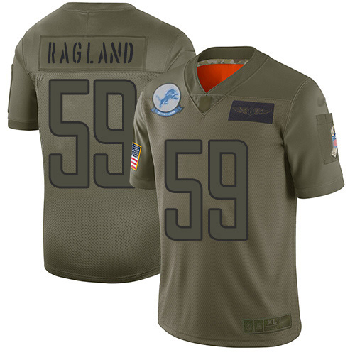 Detroit Lions #59 Reggie Ragland Camo Men's Stitched Limited 2019 Salute To Service Jersey Men's cheap jerseys for sale - CheapJerseys.Shop